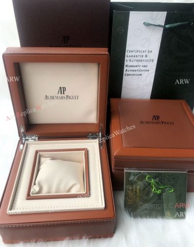 Best Quality Copy Audemars Piguet Watch Box Brown Leather Case